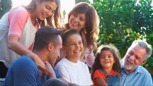 people supporting family-centered organizations