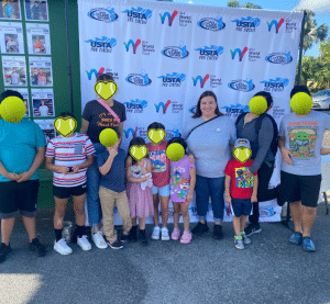 Faith-based nonprofit giving makes this past outing possible as children and staff from Sunny Glen Children's Home attend a local tennis event together.